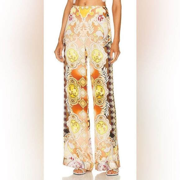 Alexis Geneva Pants size XL Color: Paisley Blossom P1 - Picture 3 of 13